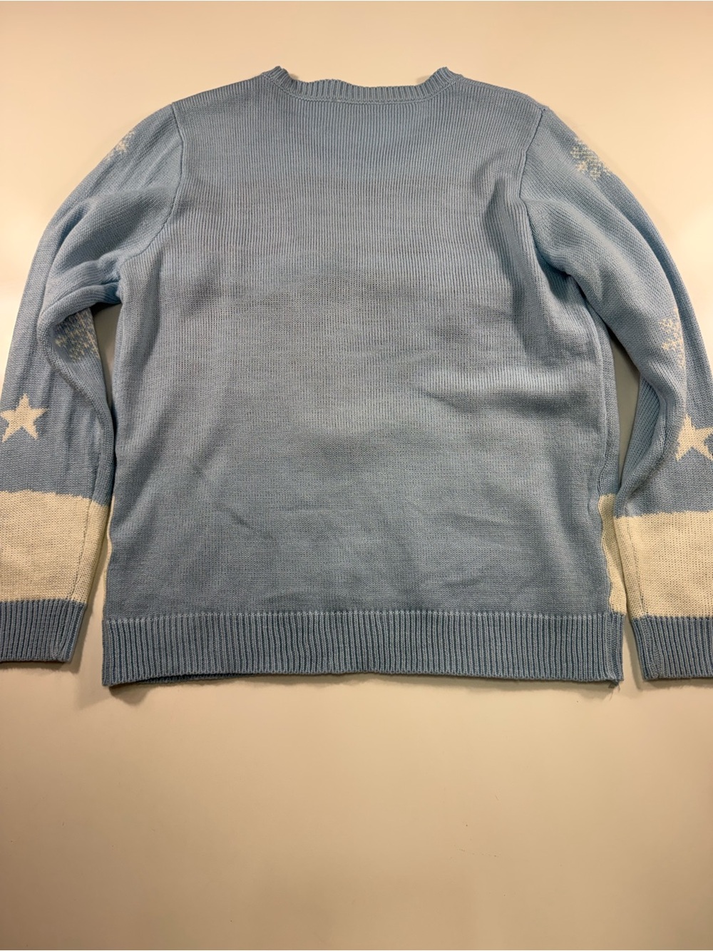 No Boundaries Christmas Sweater'Don't Stop Believin' Santa Crewneck Sweater - Picture 7 of 7